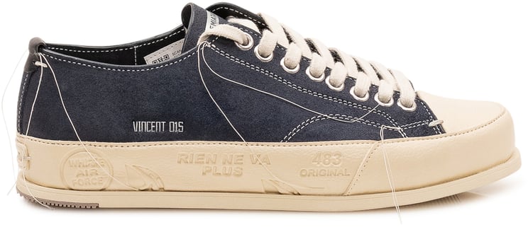 Premiata Sneakers Vincent 015 con Lacci e Logo Laterale