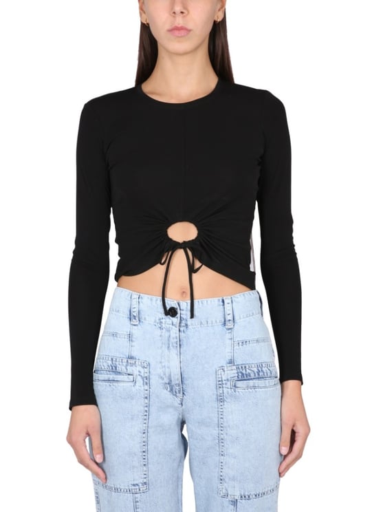 Proenza Schouler Cropped Top With Circular Cut