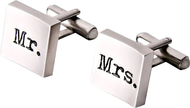Profuomo Profuomo - Cufflink MR MRS - PP2MA0003A - 040 Silver