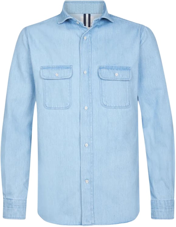 Profuomo Profuomo  Overshirts Blauw Ppwf10007