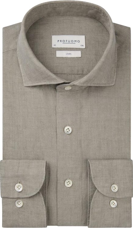 Profuomo Profuomo - SHIRT CUTAWAY SF - PPXH10017D - F4 Dark beige