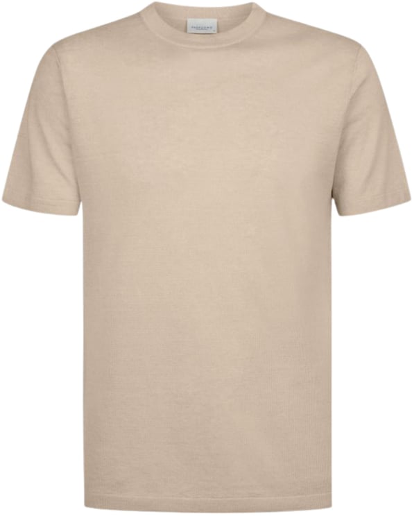 Profuomo Profuomo T-shirt Crew Neck Ss T-shirts Beige Ppxt10006