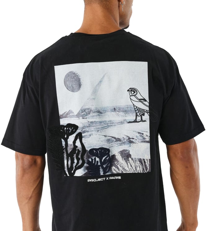 Project x Paris Project X Paris T-shirt Brodé Zwart