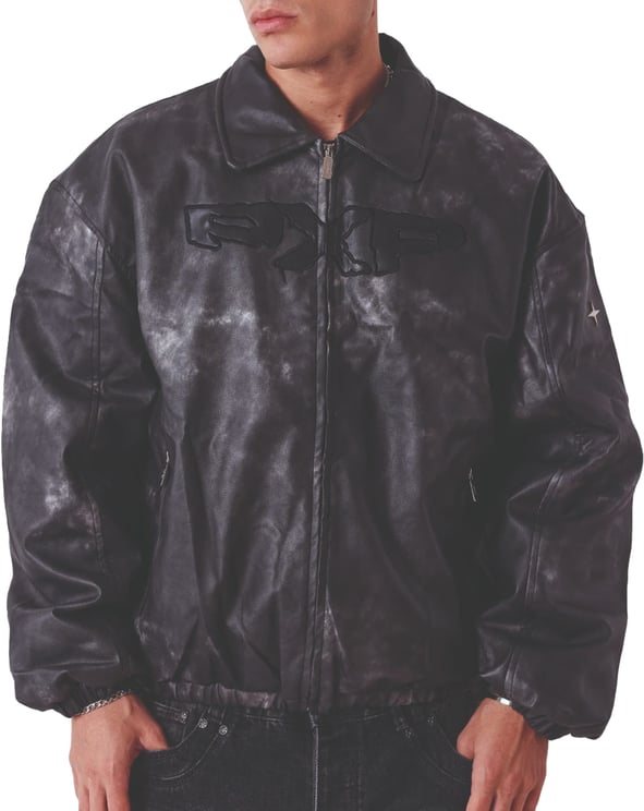 Project x Paris Project X Paris Coal Leather PXP Bomber Jacket