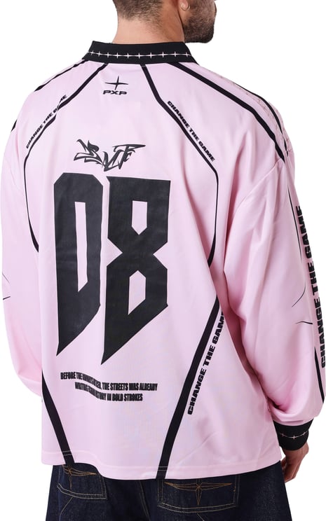 Project x Paris Project X Paris Moto Racer Longsleeve T-Shirt Roze