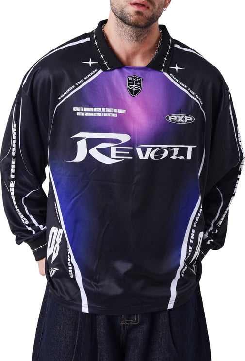 Project x Paris Project X Paris Moto Racer Longsleeve T-Shirt Zwart