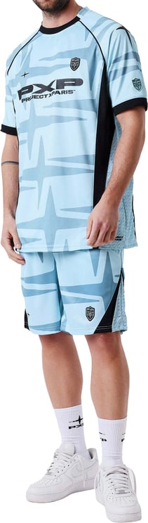 Project x Paris Project X Paris Shorts Zwart Lichtblauw