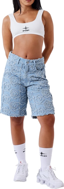 Project x Paris Project X Paris Dames Denim Short Cloudy
