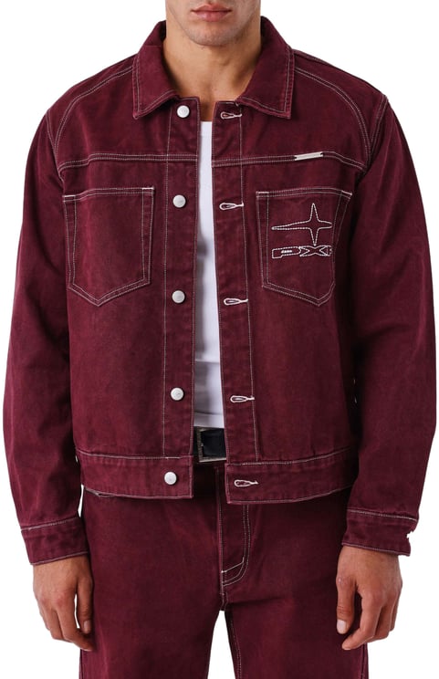 Project x Paris Project X Paris Knock Out Jacket Bordeaux