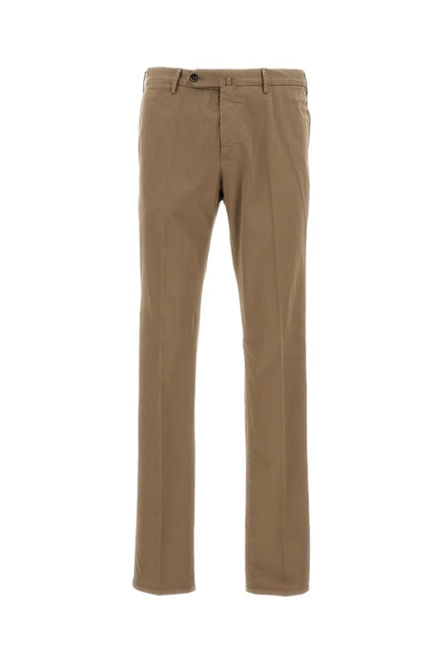 PT01/PT05 Slim-Fit Stretch Gabardine Trousers with Tailored Design