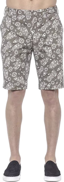 PT Torino PT Torino Green Cotton Men Bermuda Short