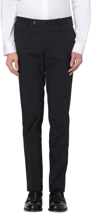 PT Torino PT Torino Black Cotton Dress Pants