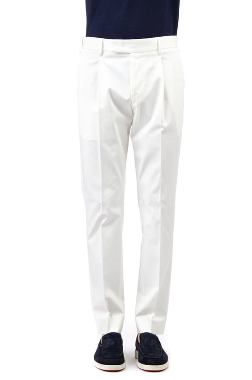 PT Torino Cotton Rasatello Fit Eleven Trousers