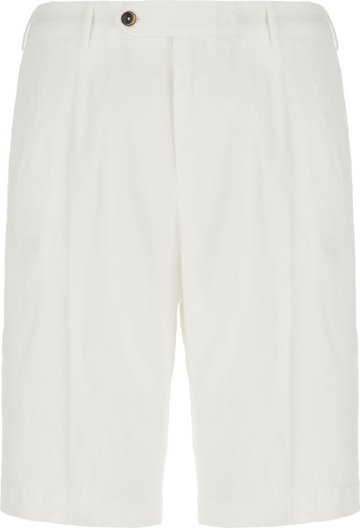 PT Torino Pt Torino White lyocell blend bermuda shorts