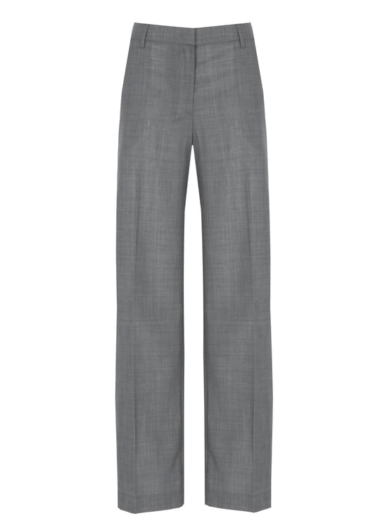 PT Torino Grey Virgin Wool Formal Pants