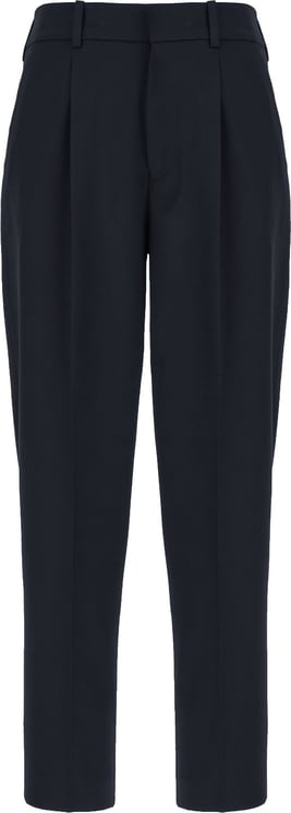 PT Torino Pt Torino Navy blue stretch polyester blend pants
