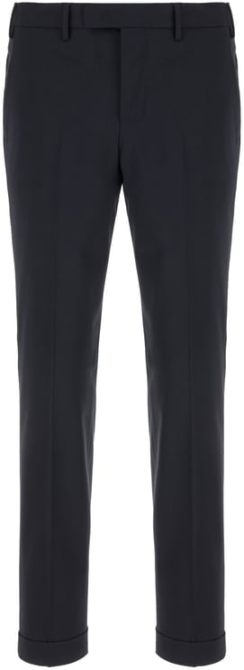 PT Torino Pt Torino Navy blue stretch wool pants