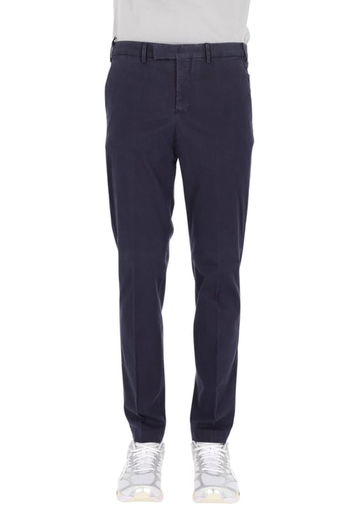 PT Torino Master Fit Faded Cotton Trousers
