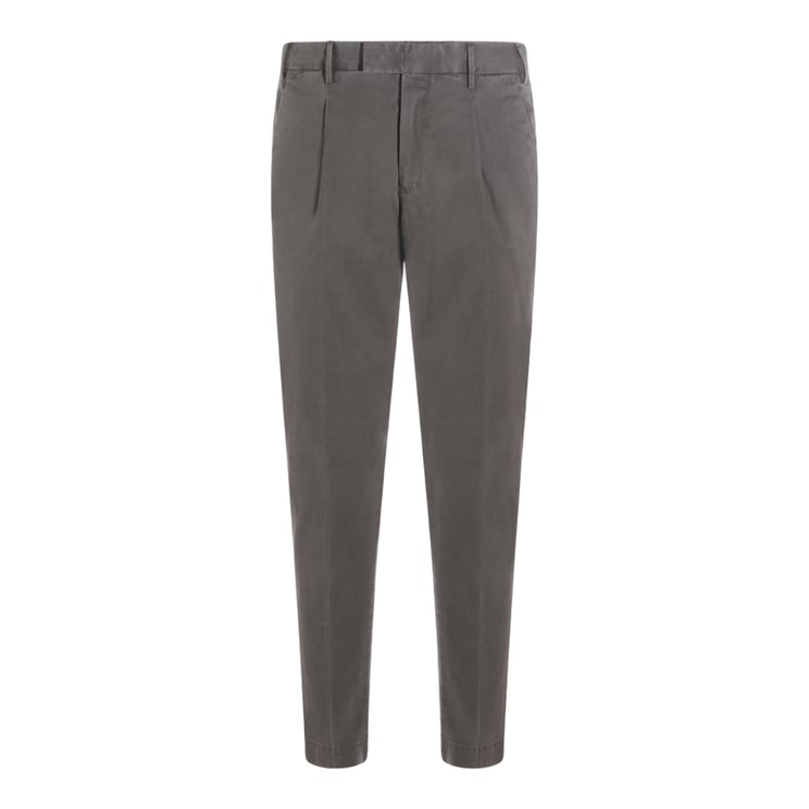 PT Torino Straight-Leg Beige Trousers with Tailored Silhouette
