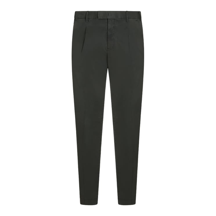 PT Torino Tailored Black Trousers With Minimalist Design And Tapered Silhouette