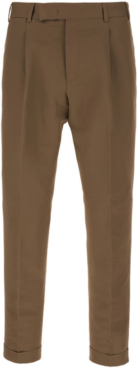PT Torino Pt Torino Brown cotton blend pants