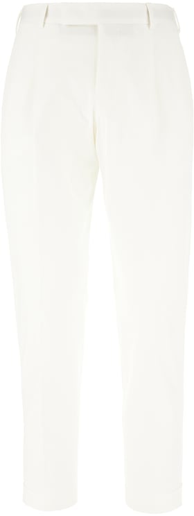 PT Torino Pt Torino White stretch cotton pants