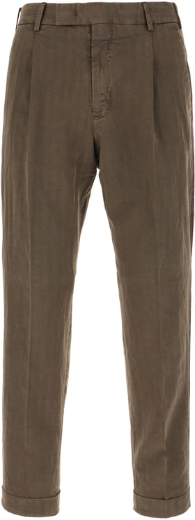 PT Torino Pt Torino Chocolate lyocell blend pants