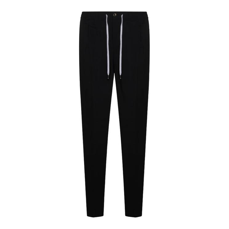 PT Torino Tailored Black Trousers with Classic Minimalist Design