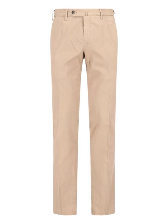 PT Torino Cotton Blend Trousers – Beige