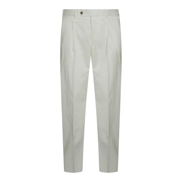 PT Torino Tailored High-Waist Trousers With Pleated Detailing