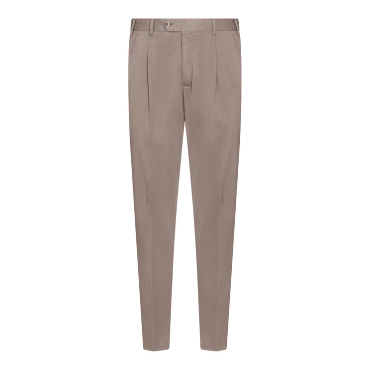 PT Torino Tailored Trousers In Classic Beige