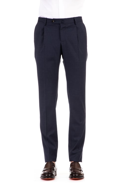 PT Torino Stretch Wool Superslim 1 Pence Trousers