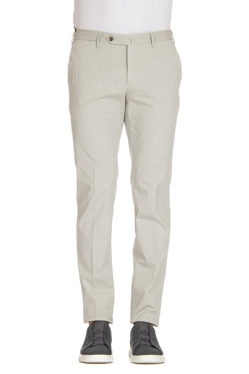 PT Torino Super Slim Fit Cotton Gabardine Trousers