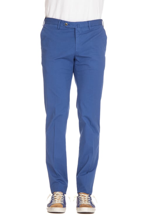 PT Torino Super Slim Cotton Gabardine Trousers