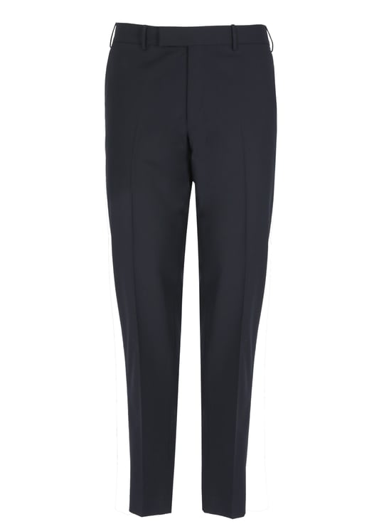 PT Torino Blue Welt Pockets Wool Formal Pants