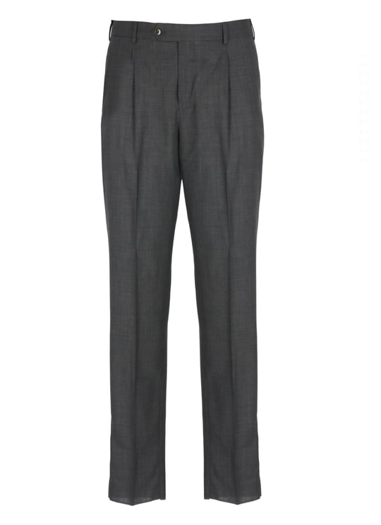 PT Torino Dark Grey Zip Fastening Pants