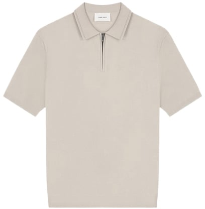 Pure Path Pure Path Zip Knitted Polo