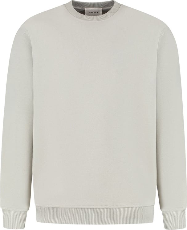 Pure Path Pure Path Loose Fit Crewneck LS Sweaters