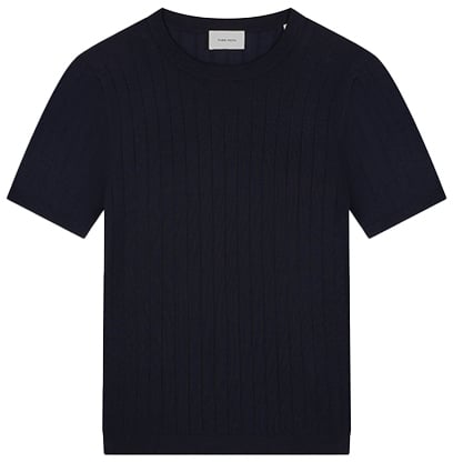 Pure Path Pure Path Dropneedle Knitted T-Shirt