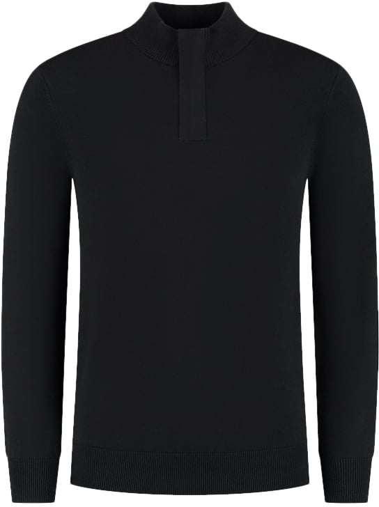 Pure Path Pure Path Regular Fit Half Zip Knitwear