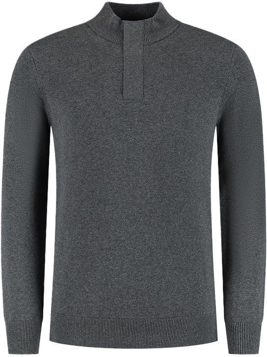 Pure Path Pure Path Regular Fit Half Zip Knitwear