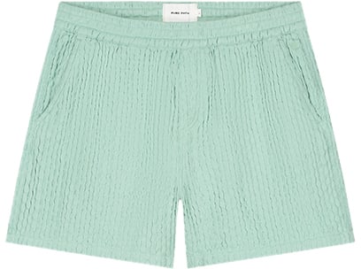 Pure Path Pure Path Structured Dobby Weave Shorts
