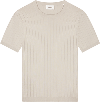 Pure Path Pure Path Dropneedle Knitted T-Shirt