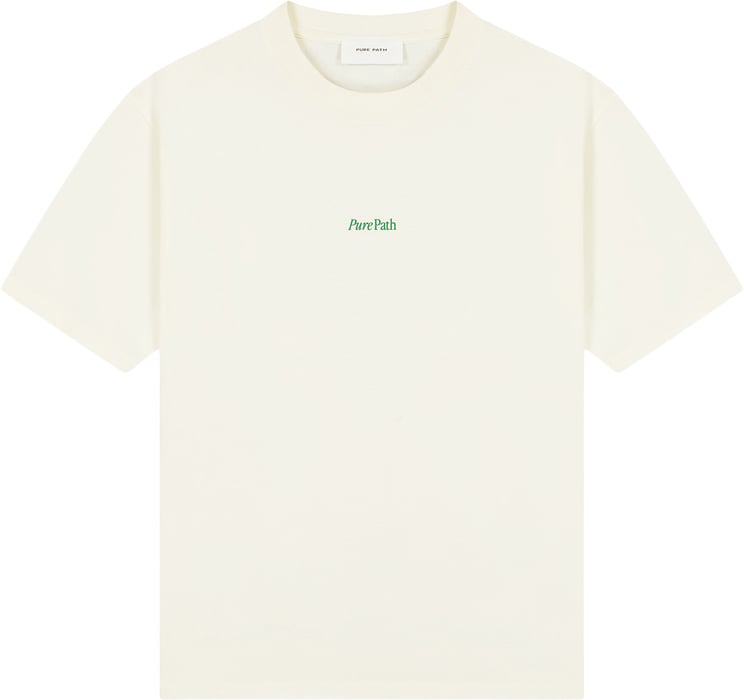 Pure Path Pure Path Dream Big Quote T-shirt 26010117 54 Ecru