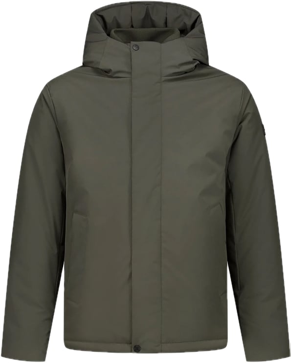 Pure Path Short Parka Jacket 25030409 Green