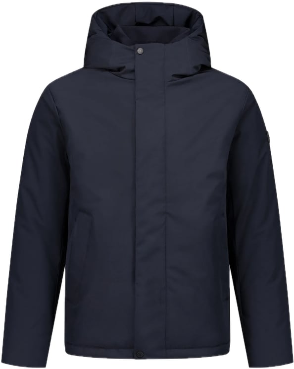 Pure Path Short Parka Jacket 25030409 Navy