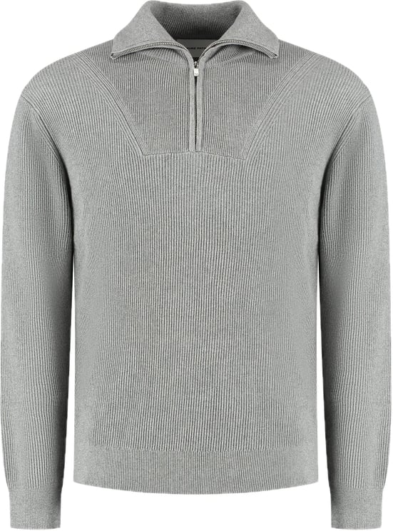 Pure Path Knit Half-zip Sweater 25030806 Grey