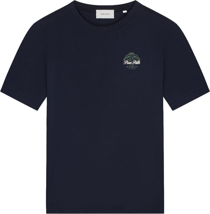 Pure Path Pure Path Rooted Tree T-shirt 26030102 Dark Navy 57
