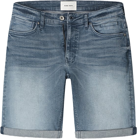 Pure Path Pure Path The Miles Slim Fit Denim Short