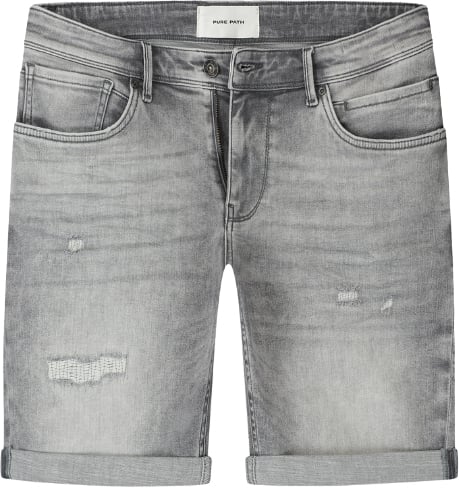 Pure Path Pure Path The Steve Slim Fit Denim Shorts